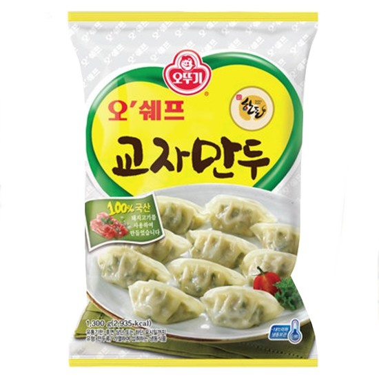 오뚜기 오쉐프 교자만두 1.3kg이미지입니다. 누르면 해당 게시물로 새창이동합니다.