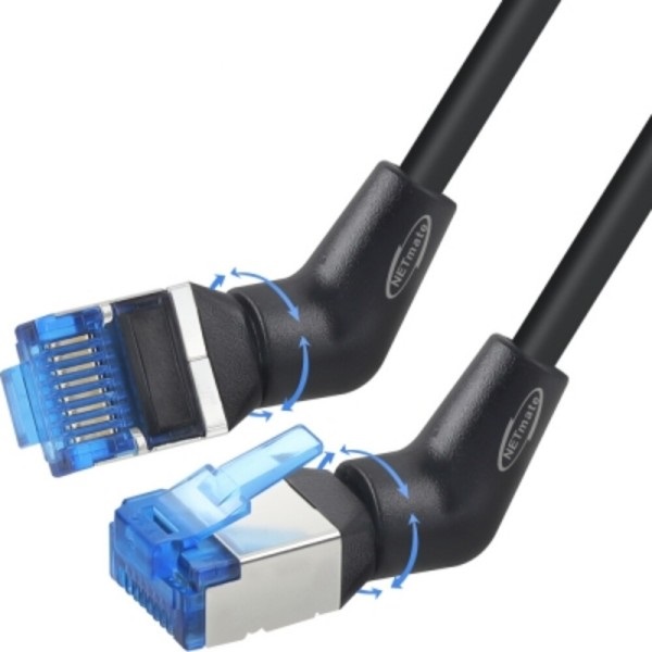 강원전자 NETmate NM-RC CAT.6A STP 랜케이블 (1.5m, NM-RC6A15)_이미지