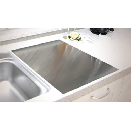 리빙글로리 ㅤ싱크대 보호판 스텐 도마 (50x40cm)_이미지