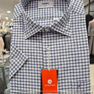 레노마 린넨혼방 서커체크 RPUSG1631NY_이미지