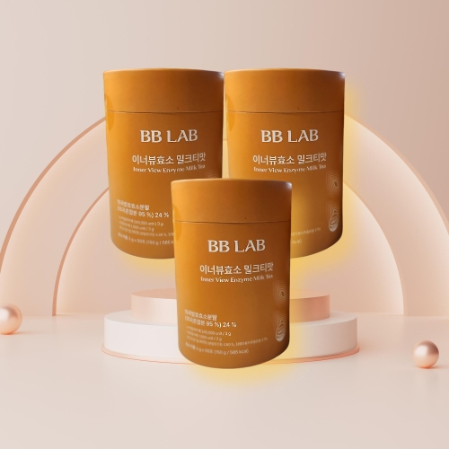 뉴트리원 비비랩 이너뷰 효소 밀크티맛 50포 (3개)_이미지