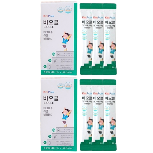 힐링팜 키즈플랜 비오클 15포 (2개)_이미지