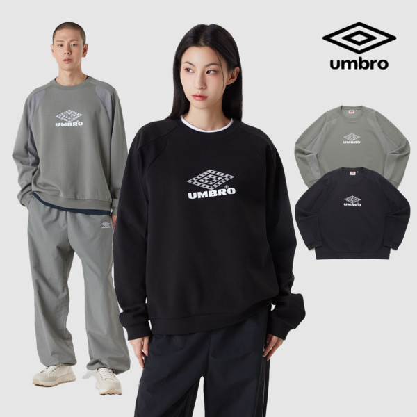 엄브로 엔지니어드 이중지 맨투맨 UQ121CFS22