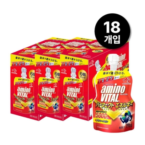 아지노모토 아미노바이탈 퍼펙트 에너지젤 5000mg 130g (18개)_이미지