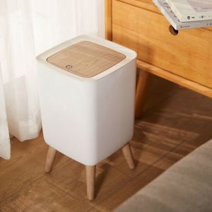 구디푸디 사각 원터치 주방 욕실 화장실 사무실 인테리어 쓰레기통 10L_이미지