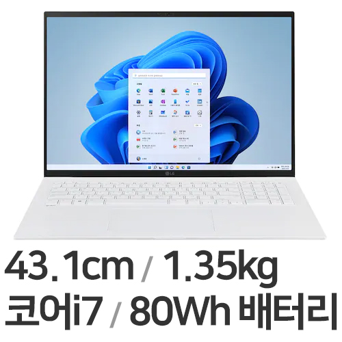 LG전자 2022 그램17(12세대) 17Z90Q-GD79K (SSD 256GB)_이미지