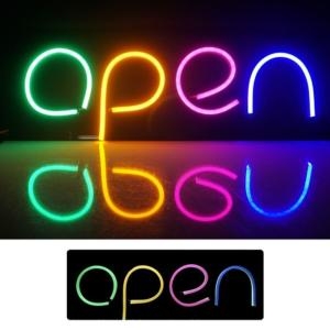 [불명] OPEN 실리콘LED 네온간판/입간판 영업중간판 미니_이미지