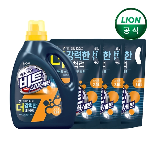 비트 스트롱세븐 드럼용 3L + 리필 2L