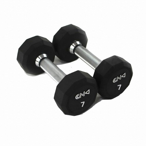 씨앤케이 10각 우레탄 아령 세트 (7kg)_이미지