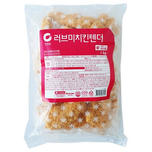 대상 청정원 러브미 치킨텐더 1kg