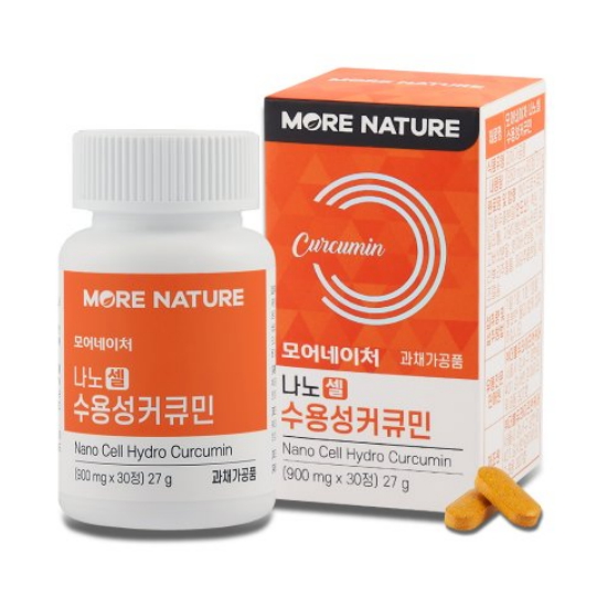 더블유라이프앤케어 모어네이처 나노셀 수용성커큐민 30정 (1개)
