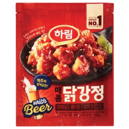 하림 매콤 닭강정 250g (6개)