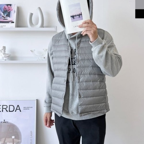 파파브로 모로엠 남성 추천템 데일리 초 경량 패딩 조끼 DM-VEA-QKSS18001