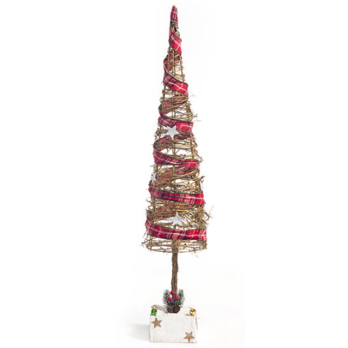 Tree ㅤ핸드메이드 원뿔 넝쿨 트리 (70cm)_이미지