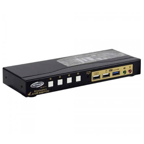 강원전자 NETmate NM-DK8304S 4:1 DP KVM 스위치