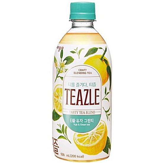 웅진식품 티즐 유자 그린티 500ml