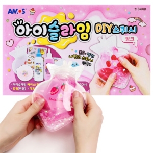 아이슬라임 DIY 스퀴시 핑크