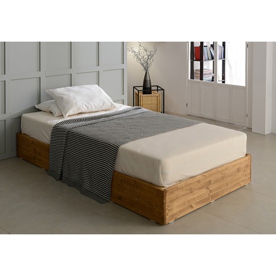 이노센트플러스 리앤 로제인 원목 침대 SS (매트별도)