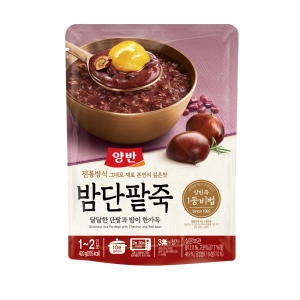 동원F&B 양반 밤단팥죽 420g이미지입니다. 누르면 해당 게시물로 새창이동합니다.