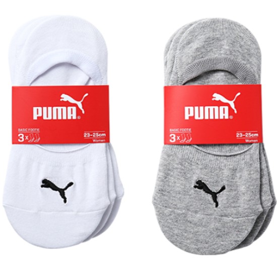 푸마 베이직 풋커버 양말 PUE30818 (3켤레)_이미지