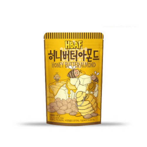HBAF 허니버터 아몬드 130g (3개)_이미지