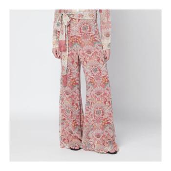 Rebellion flared trousers 8064PC261VI/XM_ZIMM-RF_109-3 Red