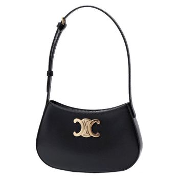 셀린느 여성 트리오페 미디움 블랙 틸리백 143623533