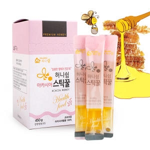 강원양봉 허니쉼 아카시아 스틱꿀 15g 30포 (1개)_이미지