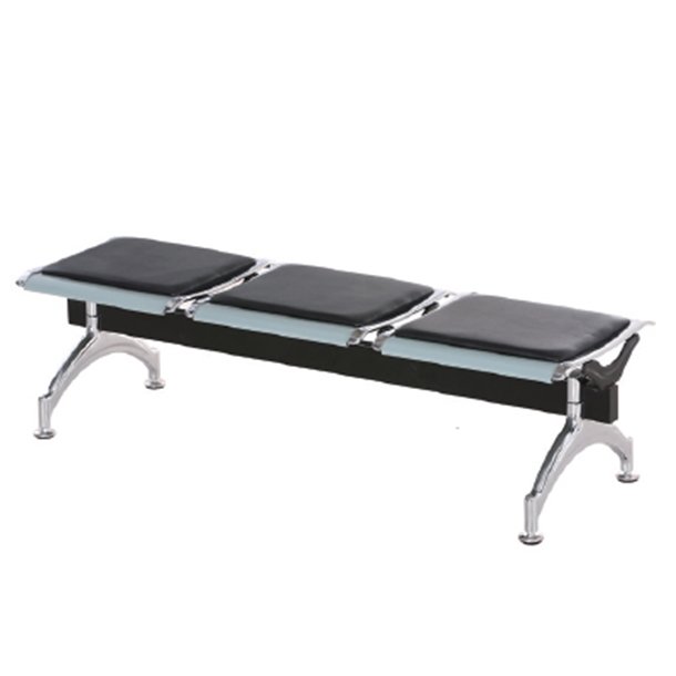 룸앤오피스 히츠 로비 3인 방석유 등무팔무 에어장의자