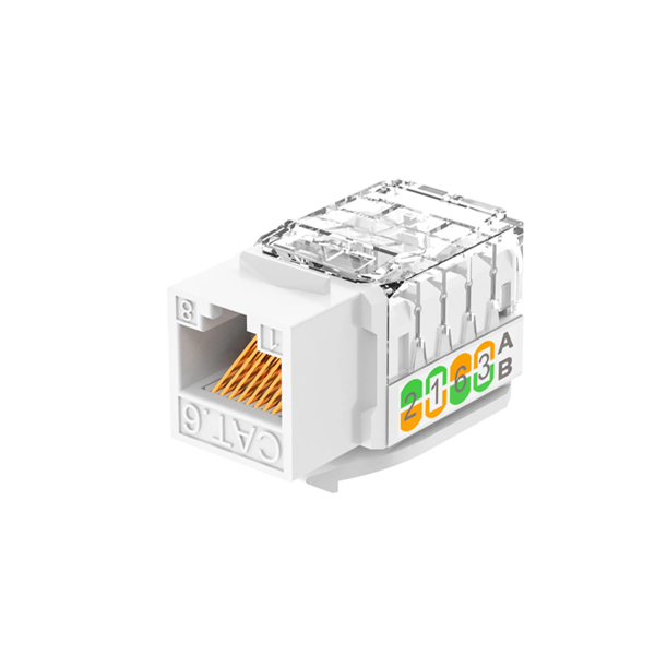 유비큐넷 STARLINK SL-MJ6 CAT.6 키스톤잭 (SL-MJ6WH, 화이트)