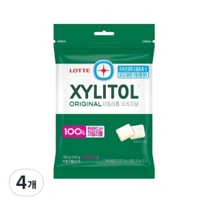롯데제과 자일리톨 오리지날 껌 리필 183g (4개)_이미지