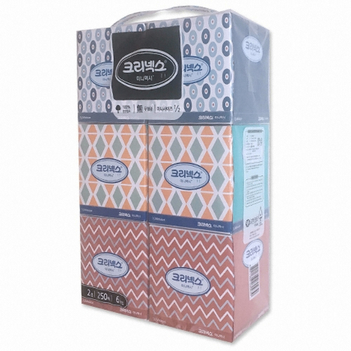 유한킴벌리 크리넥스 ㅤ미니맥시 250매 (6개입) *4팩_이미지