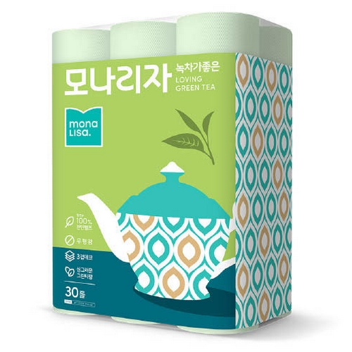 모나리자 ㅤ녹차가좋은 25m (30롤) *6팩_이미지