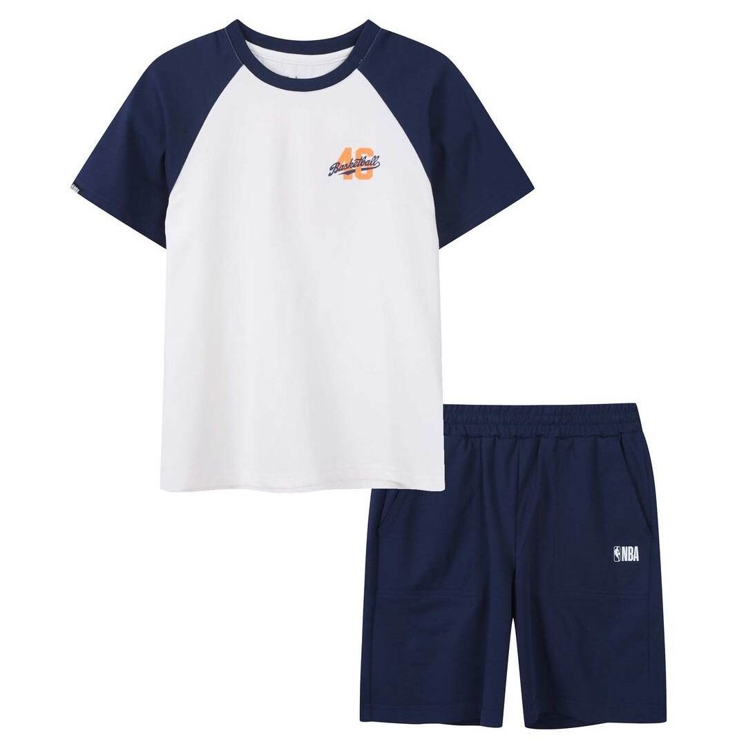 NBA-KIDS KIDS 컬러블럭 라글란 세트 K262ST100P06_JJ_이미지