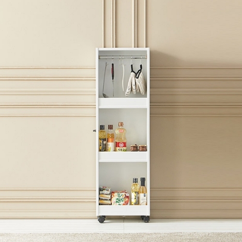 히트가구  H6512 다용도 주방 틈새장 390