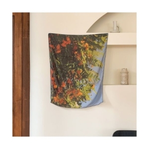 멜팅스튜디오 느긋한 오후의 기록, 쉬폰 패브릭 포스터 / 25 Orange Flower/ 74-90cm_이미지