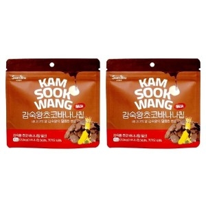 스미후루 감숙왕 바삭 바나나칩 밀크 45g (2개)