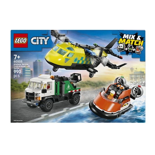 레고 비행기, 서비스 트럭, 호버크래프트 리믹스 (60505) [일반구매]