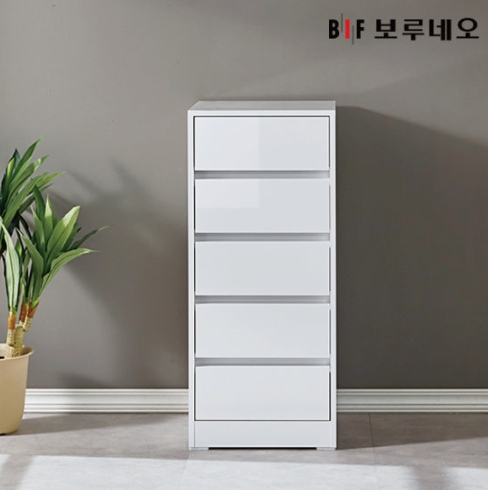BIF보루네오 앳홈 미니멀 5단 서랍장 400이미지입니다. 누르면 해당 게시물로 새창이동합니다.