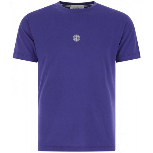 스톤아일랜드 로고 프린트 티셔츠 76152NS97 (V0022, 퍼플)