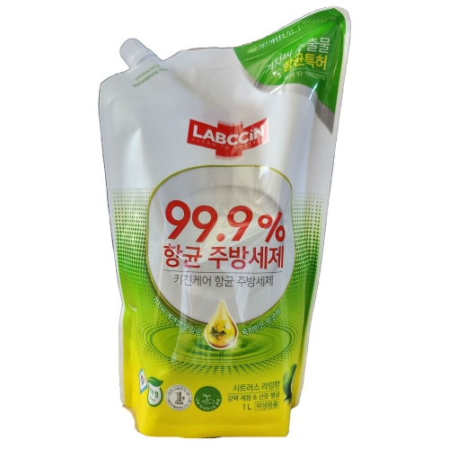 랩신 주방세제 라임향 1L 3개_이미지