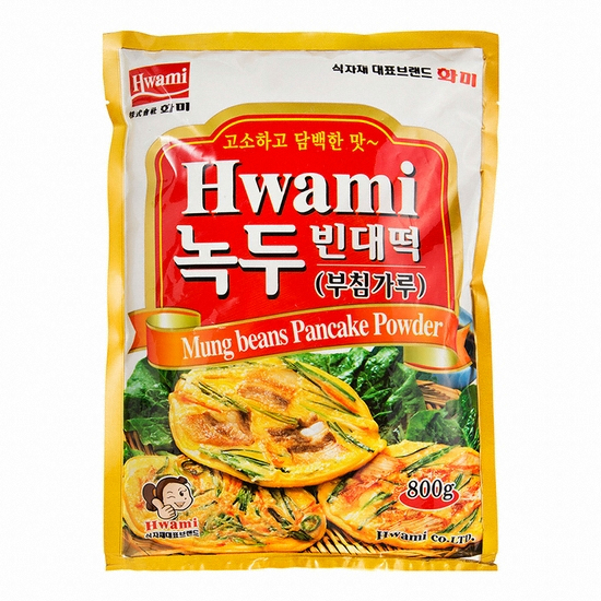 화미(Hwami) 녹두 빈대떡 부침가루 800g (1개)_이미지