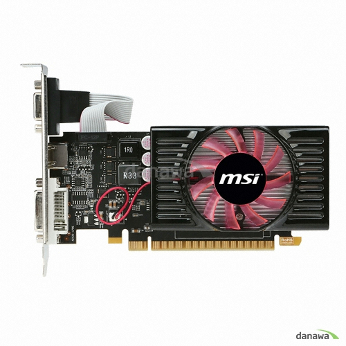 MSI 지포스 GT630 D3 1GB 미니 레드 반석전자_이미지