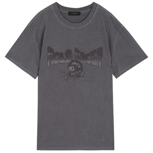 버커루 피그먼트 RIDER PRINT 라운드넥 반팔티셔츠 B212TS100P_이미지