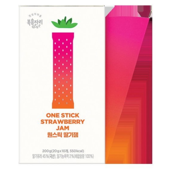 복음자리 원스틱 딸기잼 10개입 200g (2개)_이미지
