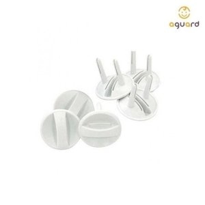 아가드 콘센트커버 220V 안전커버 6개 WACADB6_이미지