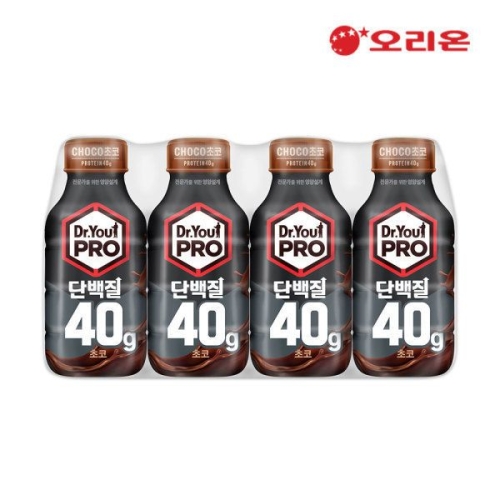 오리온 닥터유 프로 단백질 드링크 초코 350ml (4개)