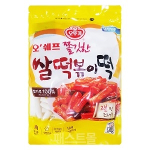 오뚜기 오쉐프 쫄깃한 쌀 떡볶이떡 1kg_이미지