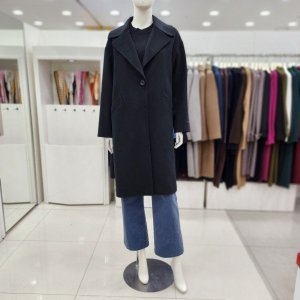 조이너스 여성 코트 루즈빗 캐시미어 핸드메이드 롱 DW1WCH0450