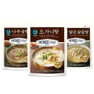대상 청정원 나주곰탕4개+도가니탕4개+맑은닭곰탕4개 총12개_이미지